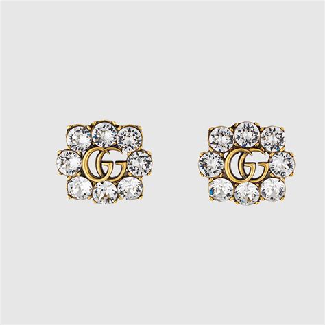 double g Gucci earrings gold